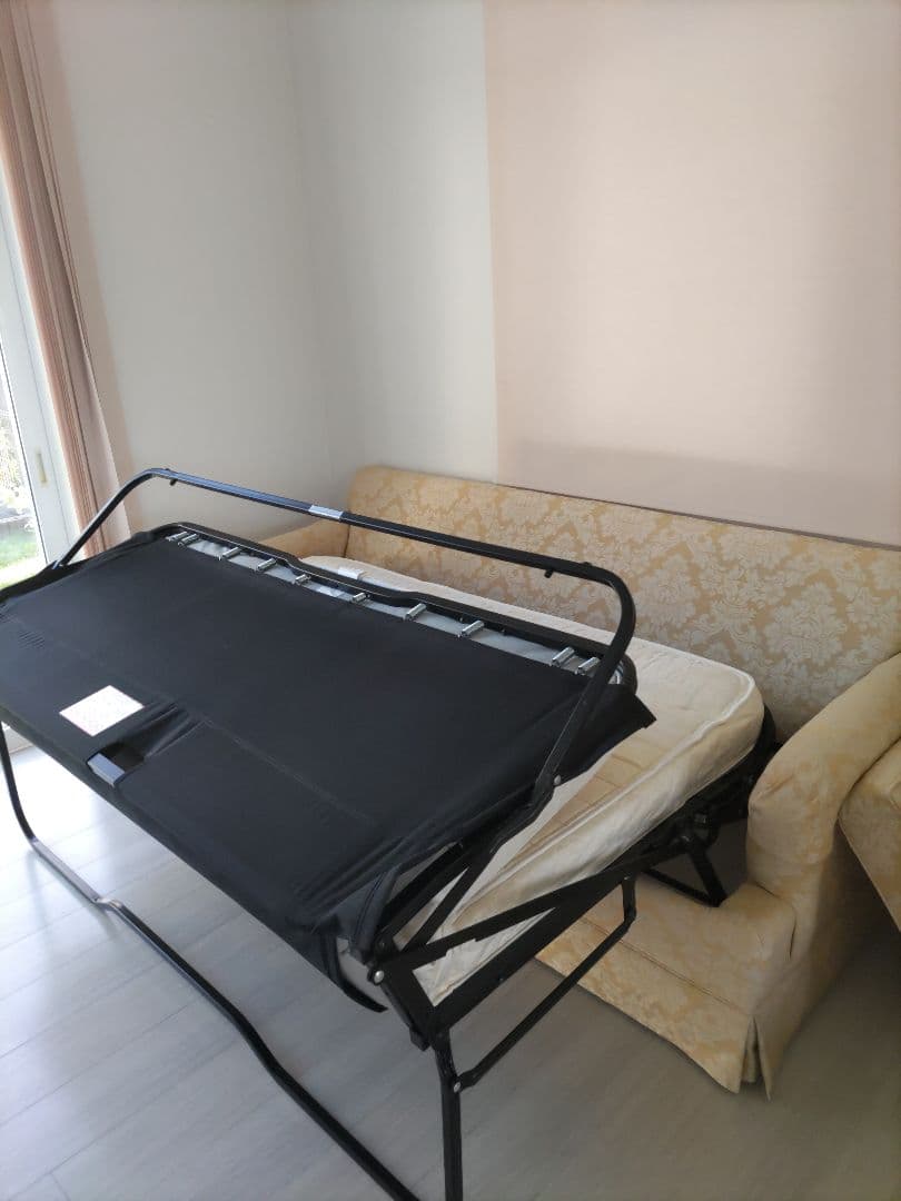 極美品トーマスビルソファベッド 3人掛け マットレス付