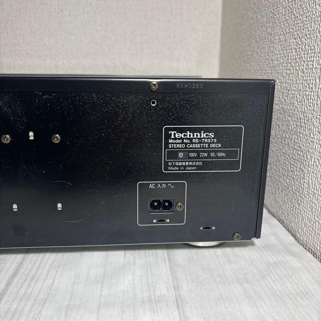 Technics テクニクス　ダブルカセットデッキRS-TR575