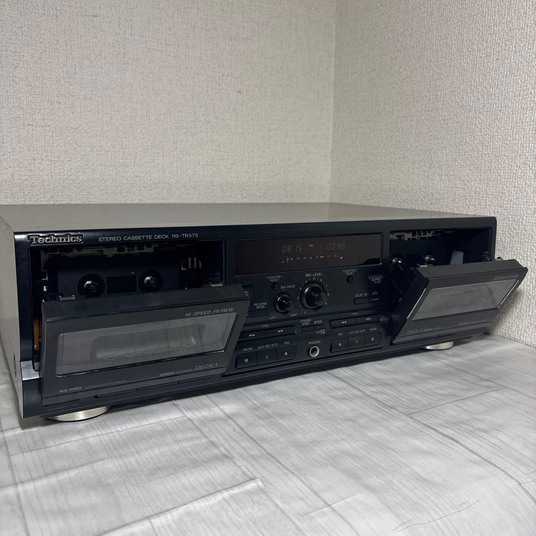 Technics テクニクス　ダブルカセットデッキRS-TR575