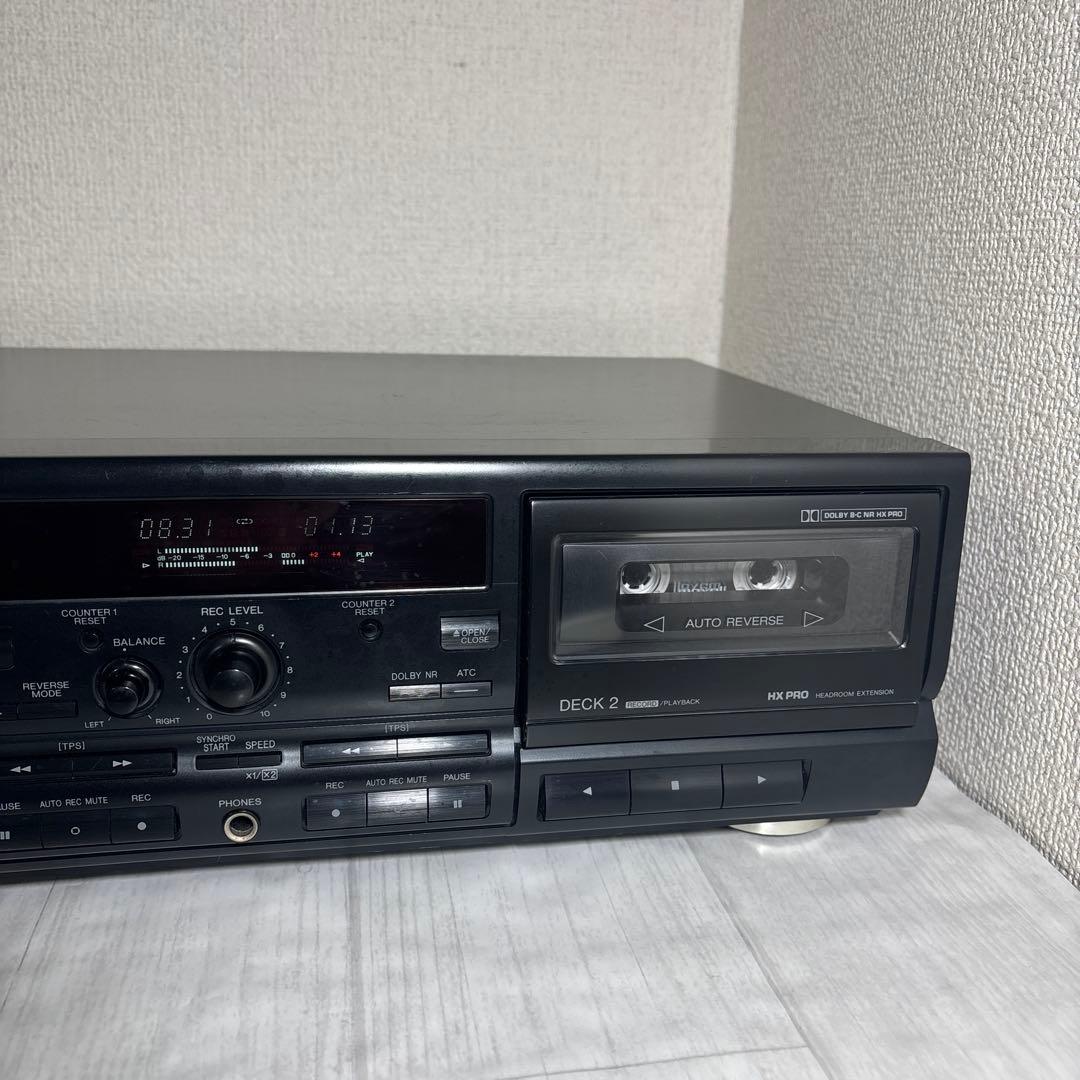 Technics テクニクス　ダブルカセットデッキRS-TR575