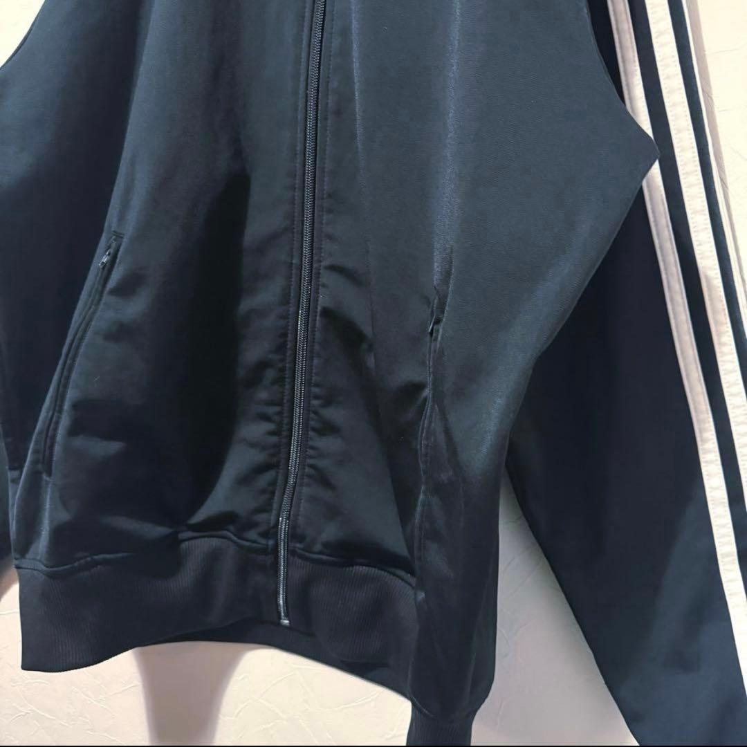 【美品】adidas トラックジャケット ファイヤーバード ブラック 2XL 黒