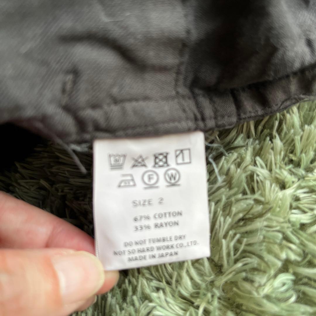 garment dye cotton*rayon twill clothパンツ