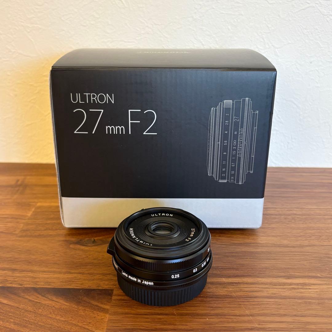 Voigtlander ULTRON 27mm F2 Xマウント 箱付