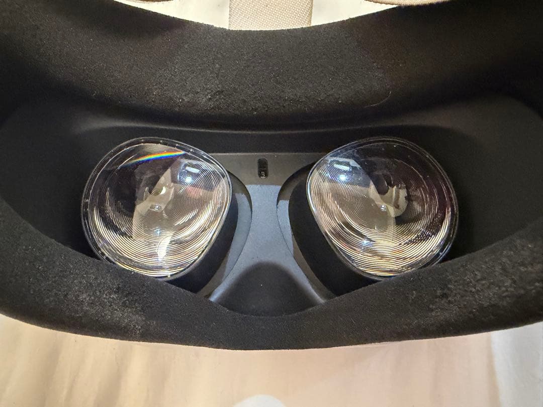 VRヘッドセット ホワイト コントローラー2個付き