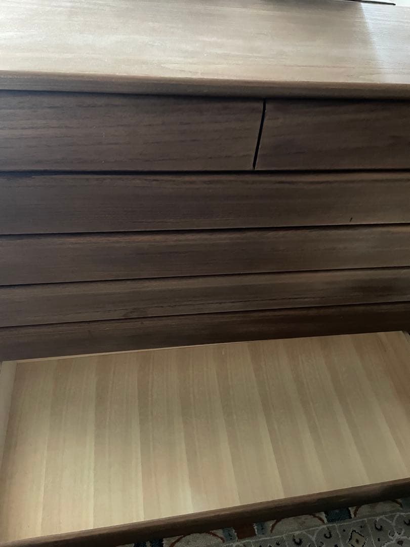 国産桐タンス【完成品・キャスター付き】