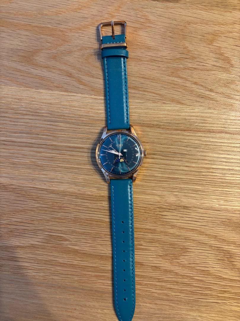 新品未使用品　ヘンリーロンドン　本革時計