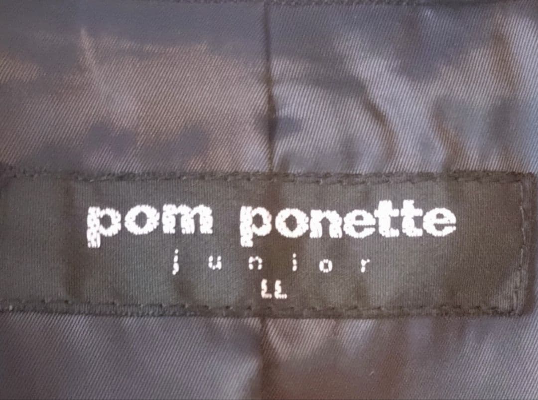 pom ponette ブレザー、スカート、ベスト、ネクタイ付シャツ4点セット