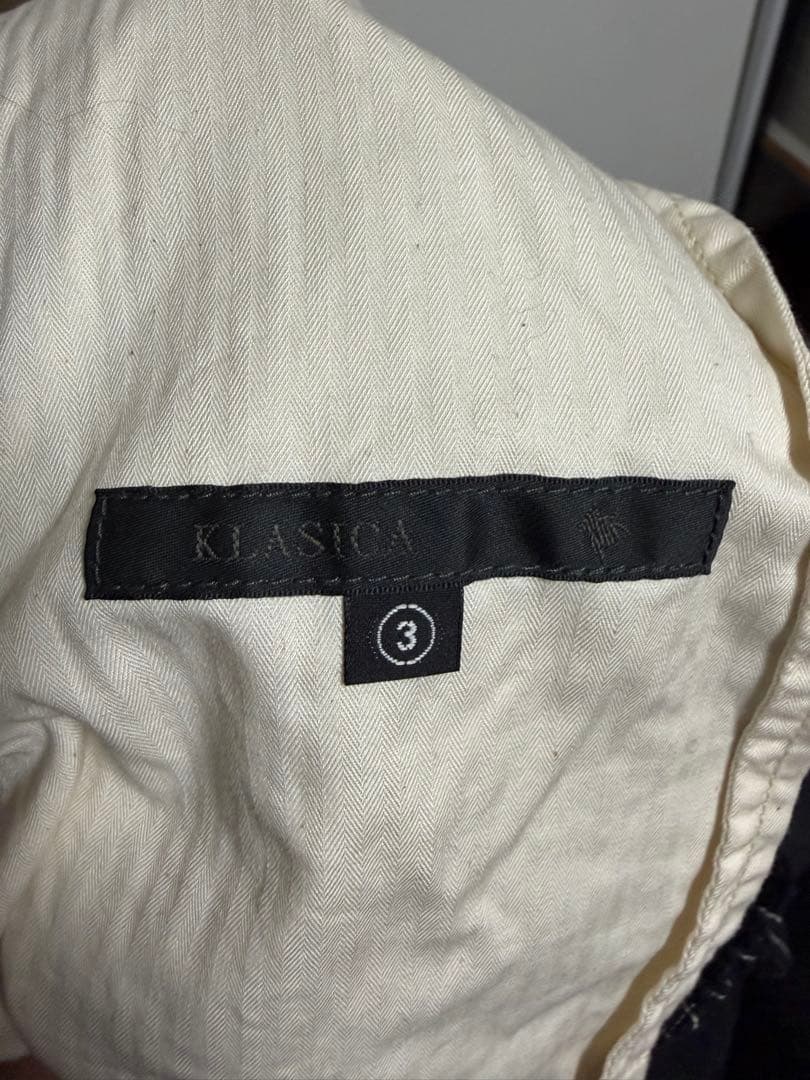 KLASICA ドローストリング カーゴパンツ ブラック