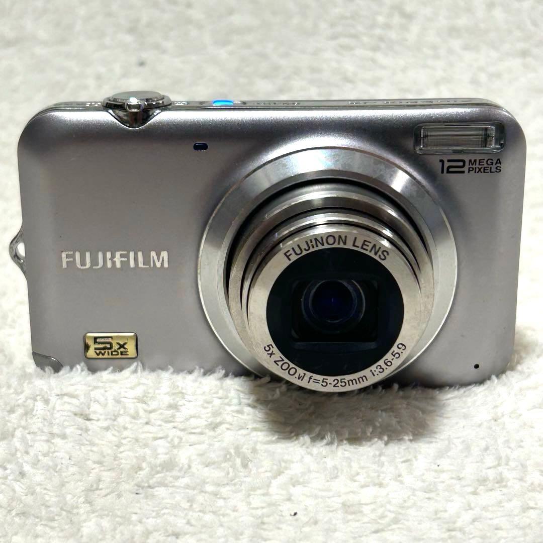 【美品 動作OK やや訳アリ】富士フイルム FinePix JX200 シルバー