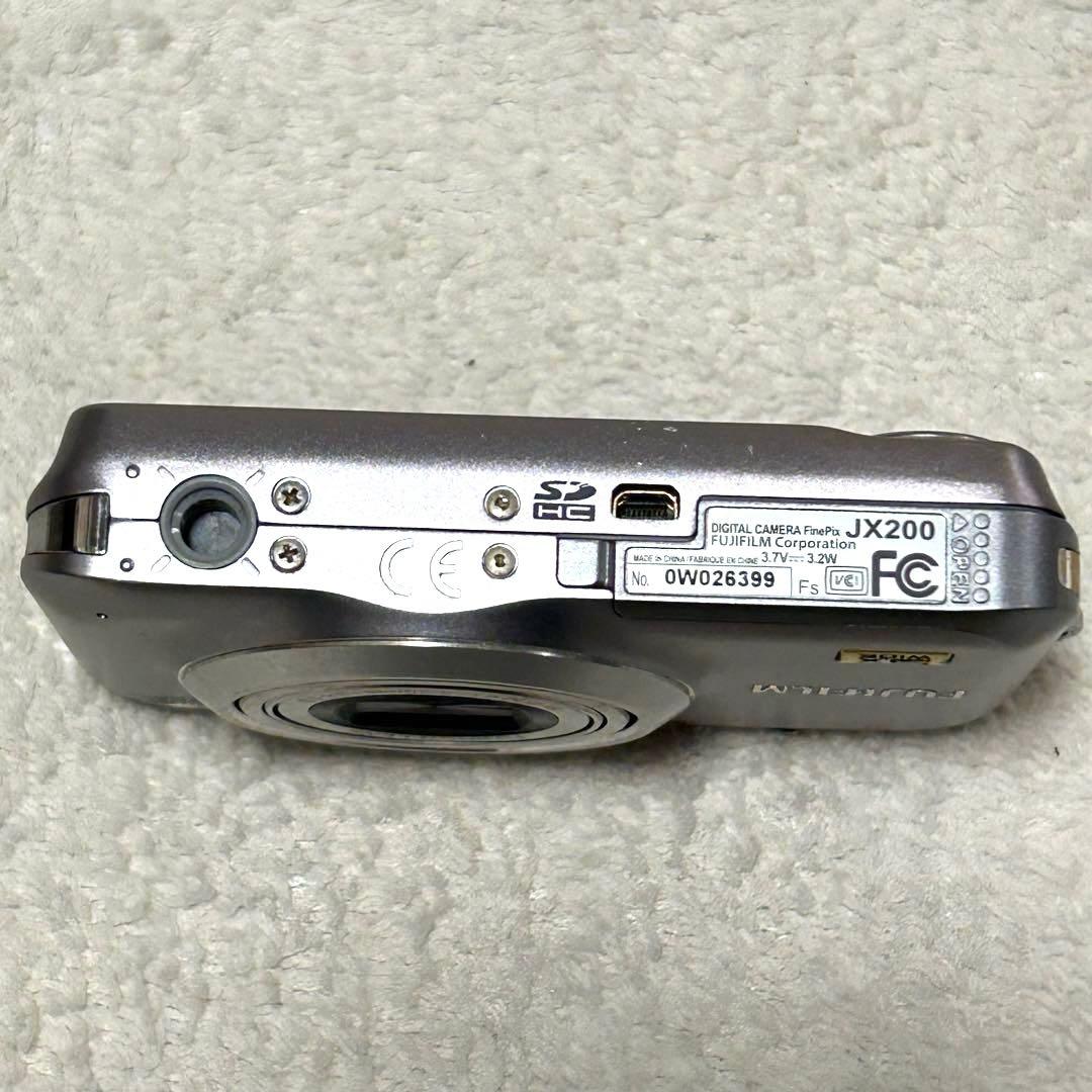 【美品 動作OK やや訳アリ】富士フイルム FinePix JX200 シルバー