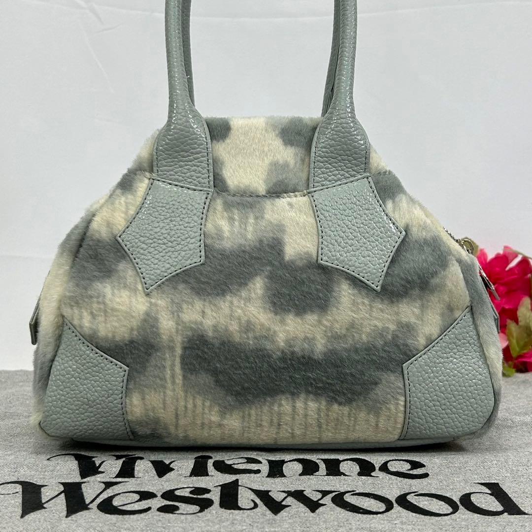 【極美品】ヴィヴィアンウエストウッド ヤスミン ハンドバッグ アニマル オーブ