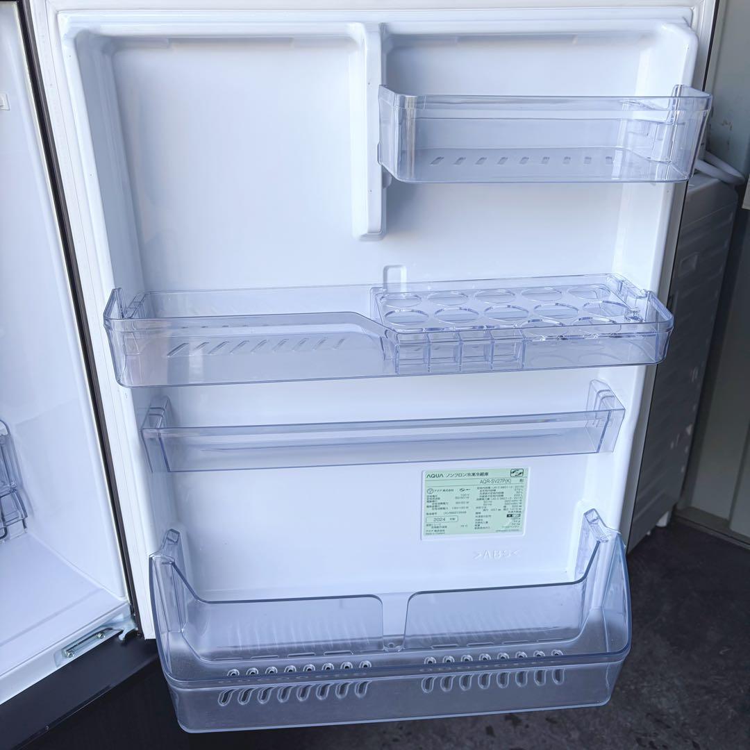 運搬取付無料！ウッディブラウン純正AQUA旬鮮チルドおしゃれ冷蔵庫！完動超美品！