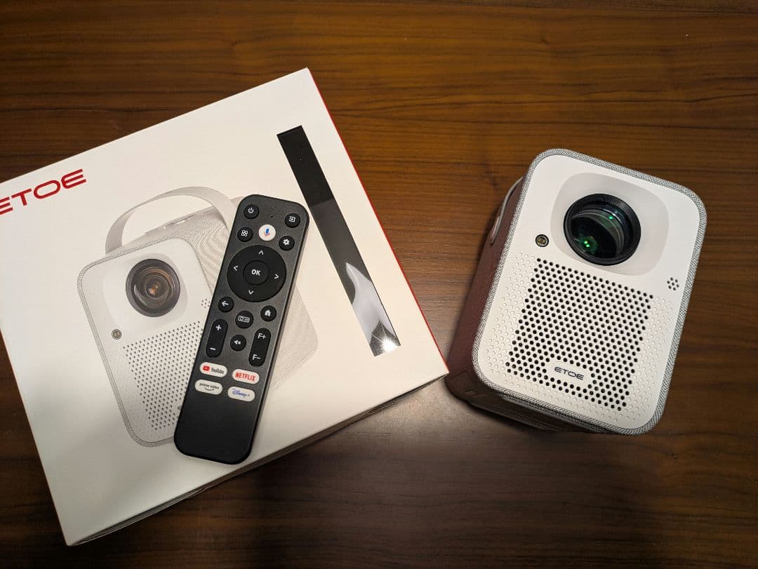 ETOE プロジェクター Netflix対応 家庭用