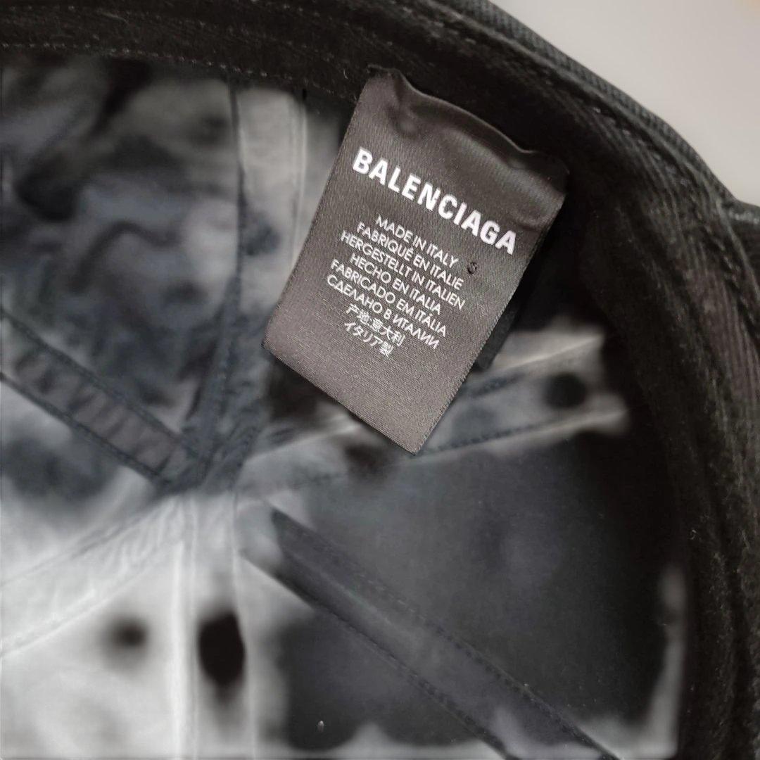 美品✨️BALENCIAGA ブラックキャップ