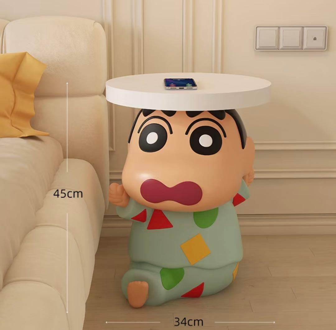 クレヨンしんちゃん　サイドテーブル　置物