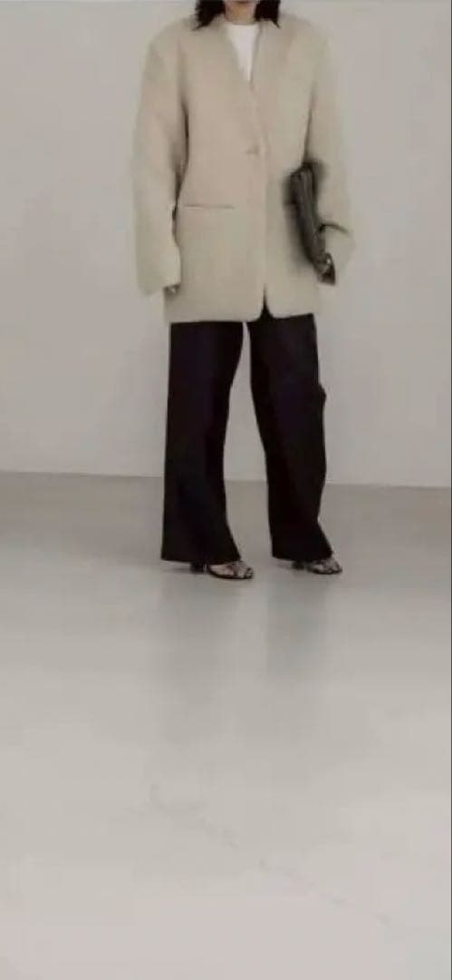 digneディニュシャギージャケットコート　shaggy jacket coat