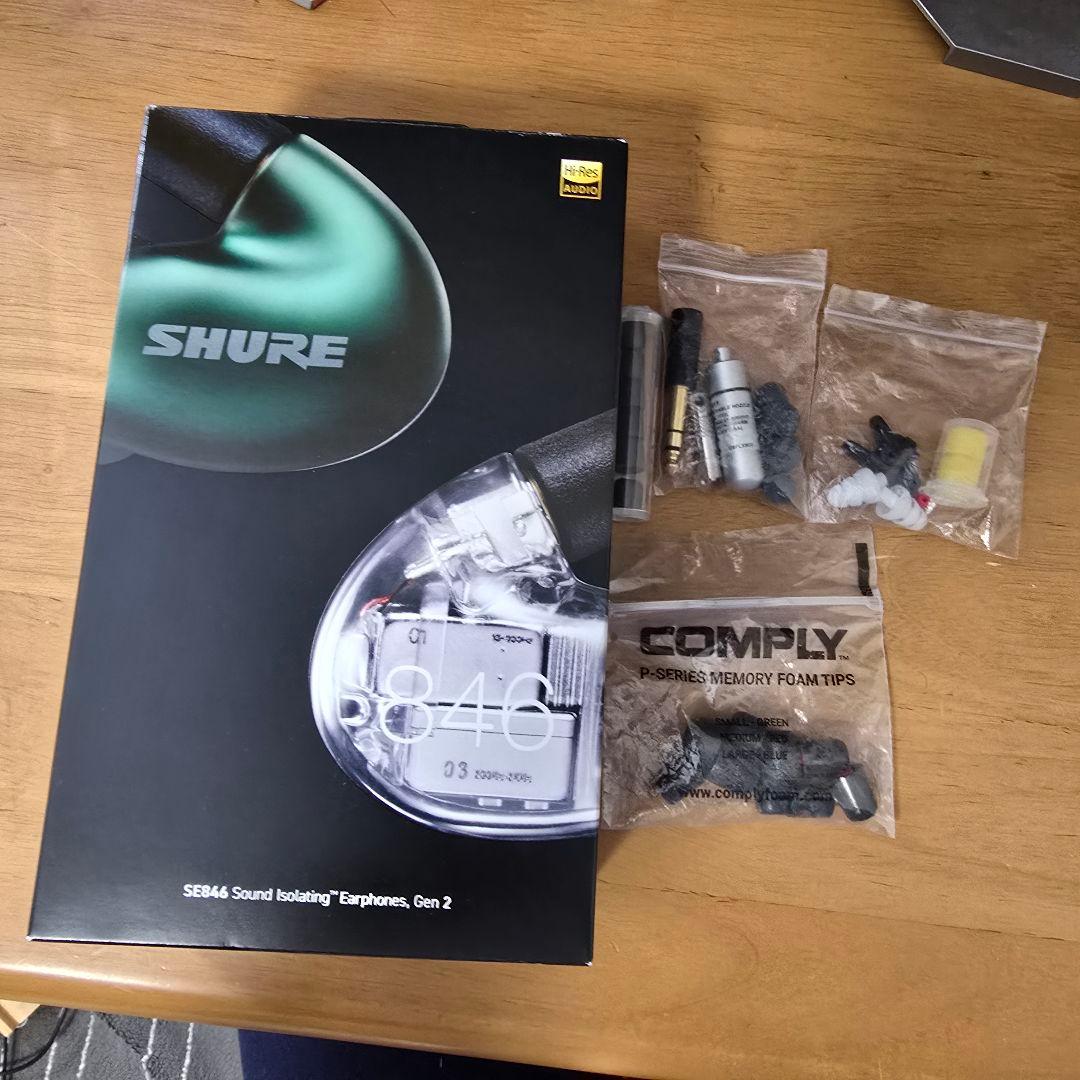 限界価格！！shure SE846　ジェイドグリーン+澪標極+おまけ付き