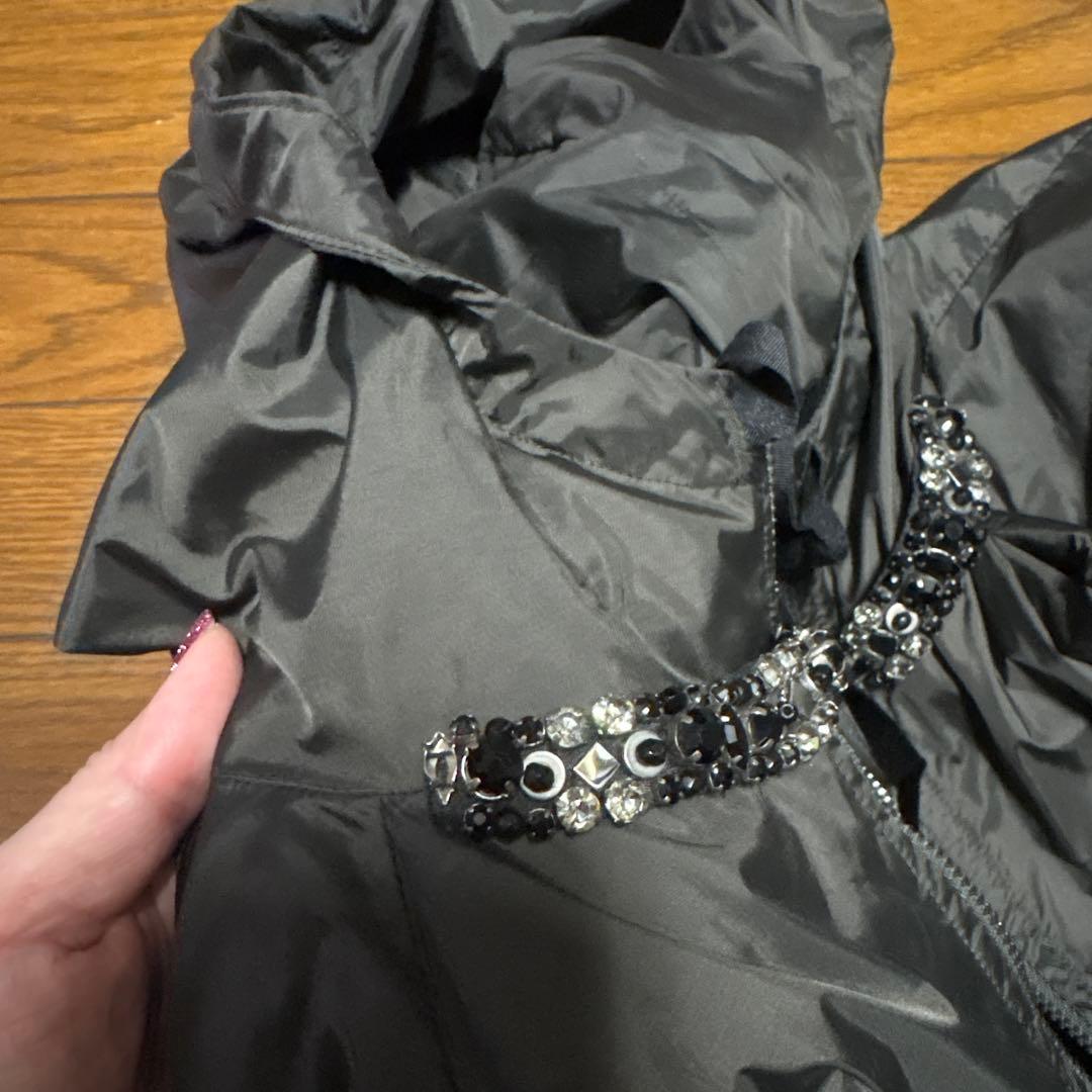 S MaxMara タイムレスフーデッドジャケット S カーキ　七分袖