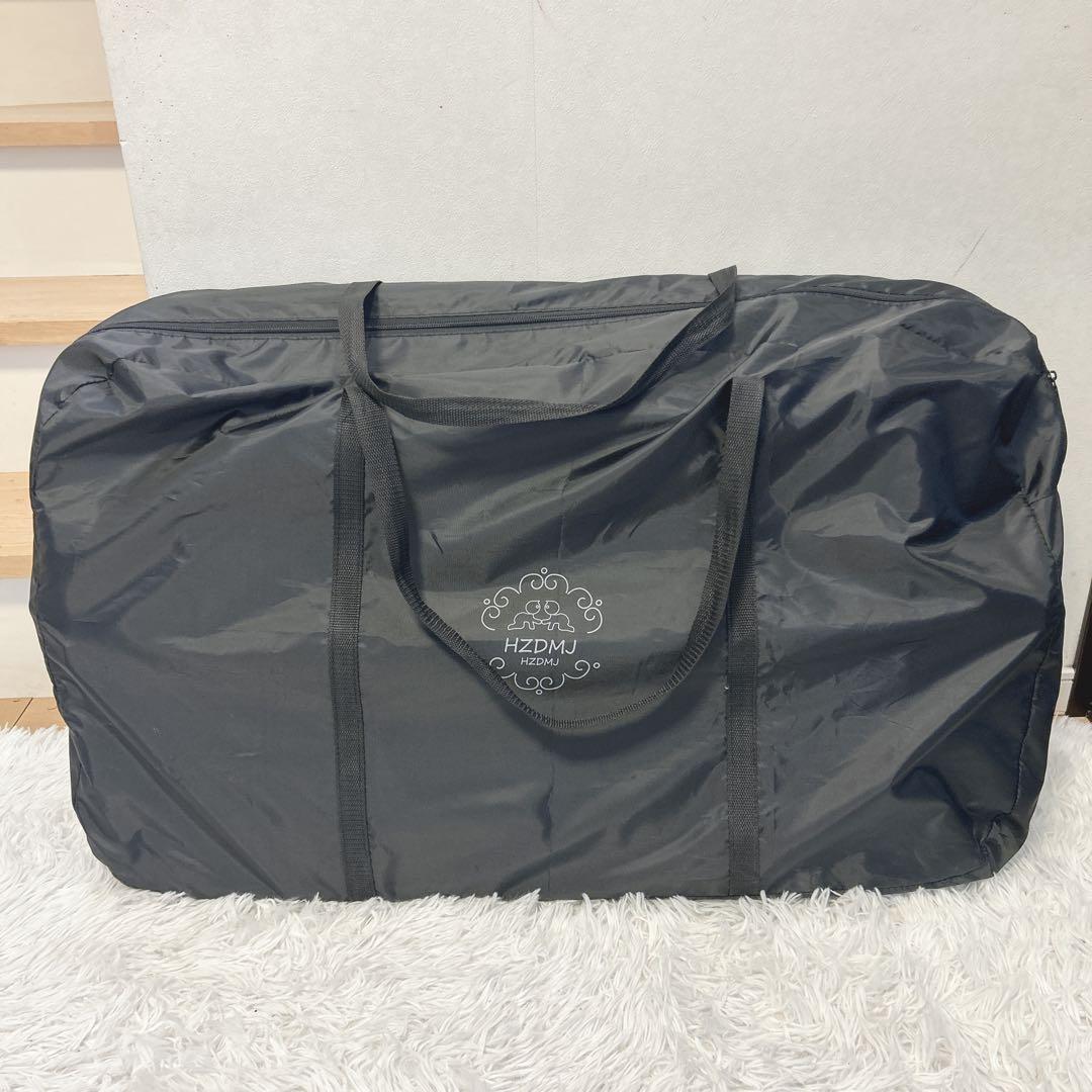 HZDMJベビーベッド 折りたたみ式 付属品完備 説明書 収納袋付　カバー洗濯済