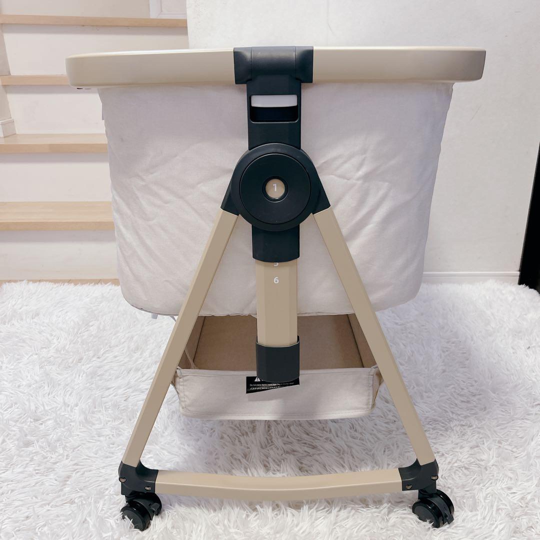 HZDMJベビーベッド 折りたたみ式 付属品完備 説明書 収納袋付　カバー洗濯済