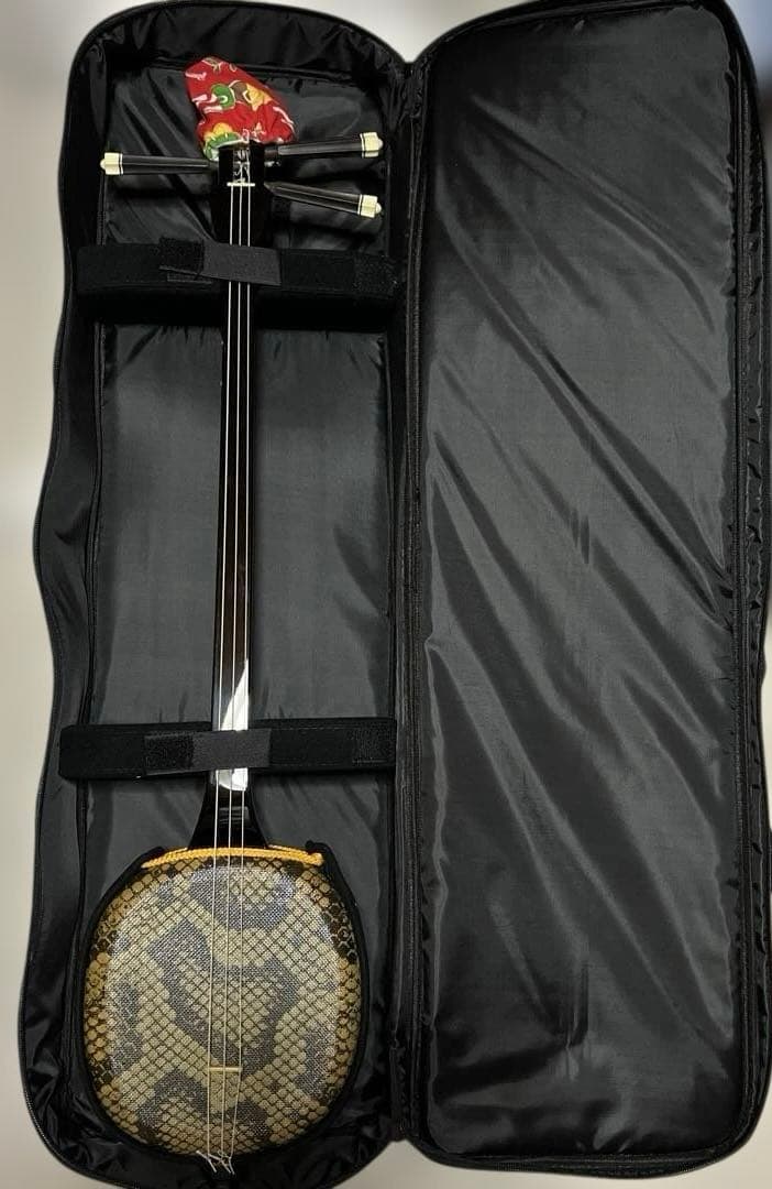 沖縄三線 人工皮 初心者向け 専用ソフトケース付き