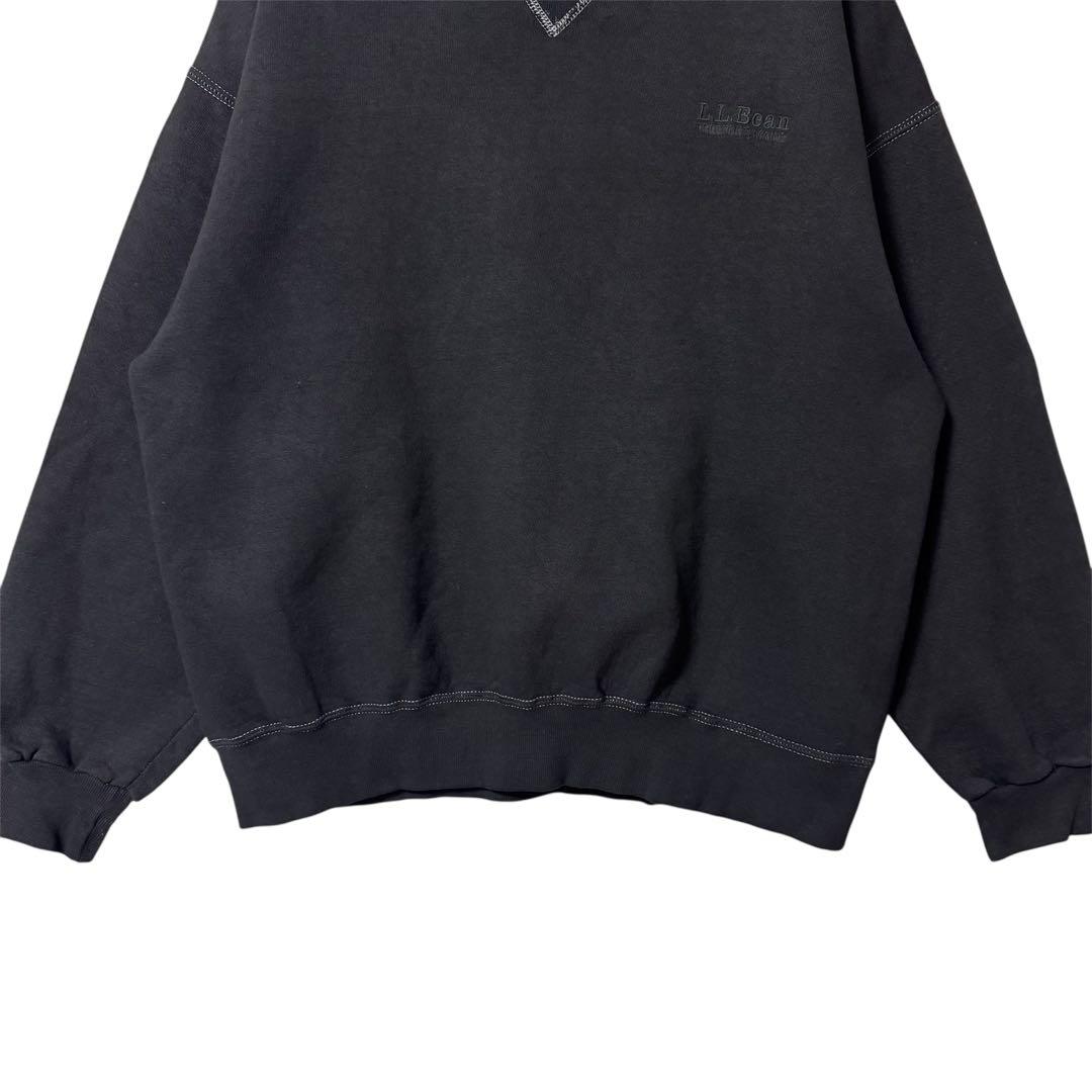 90s USA製 L.L.Bean ✖︎ Russell スウェット 前V 後染め