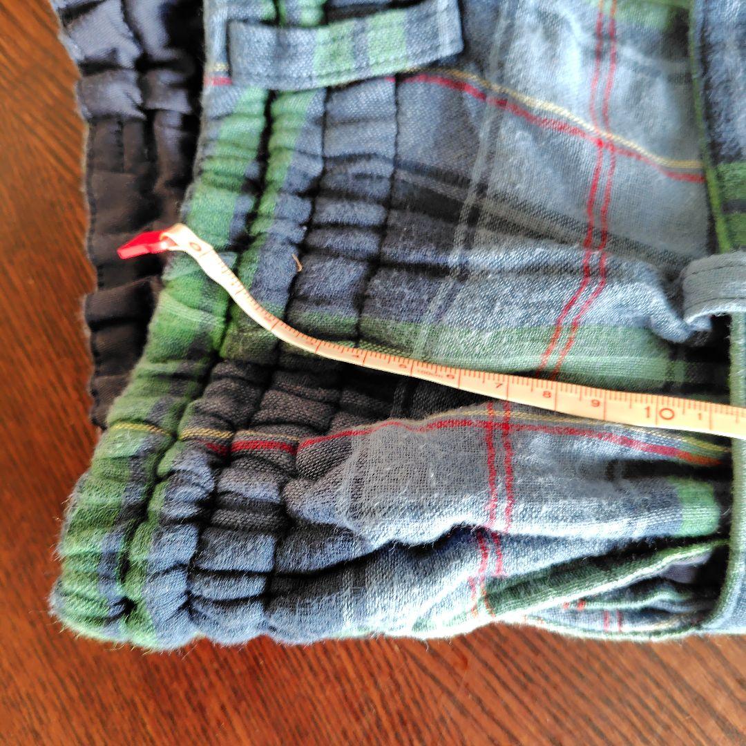 ワイズのチェック柄サルエルパンツ