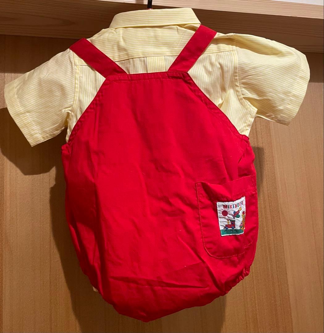 ミキハウス　ブラウス　ダルマオール　ロンパース　平成レトロ