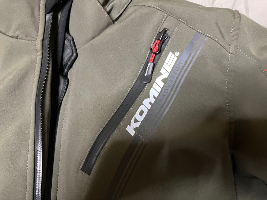 [KOMINE]ジャケットソフトシェルウィンターパーカ-Deep Olive M