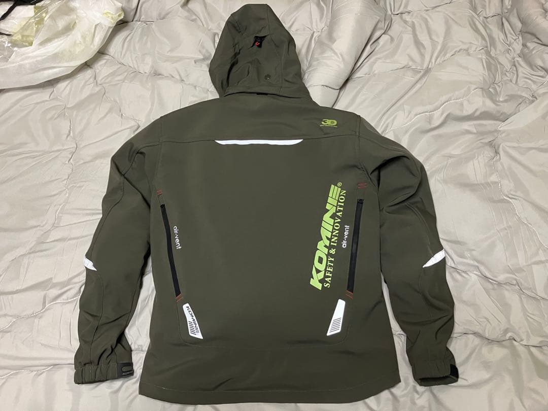 [KOMINE]ジャケットソフトシェルウィンターパーカ-Deep Olive M