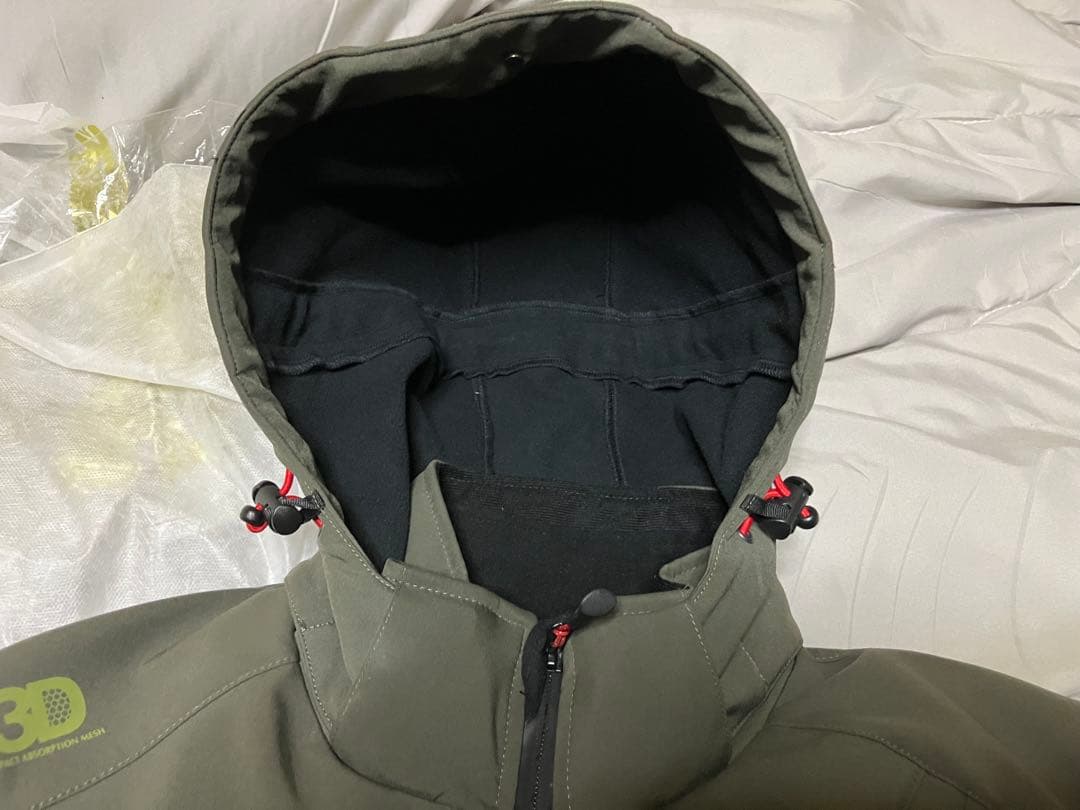 [KOMINE]ジャケットソフトシェルウィンターパーカ-Deep Olive M