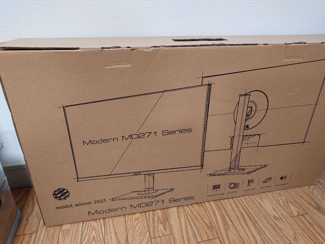 MSI モニター 白 27インチ