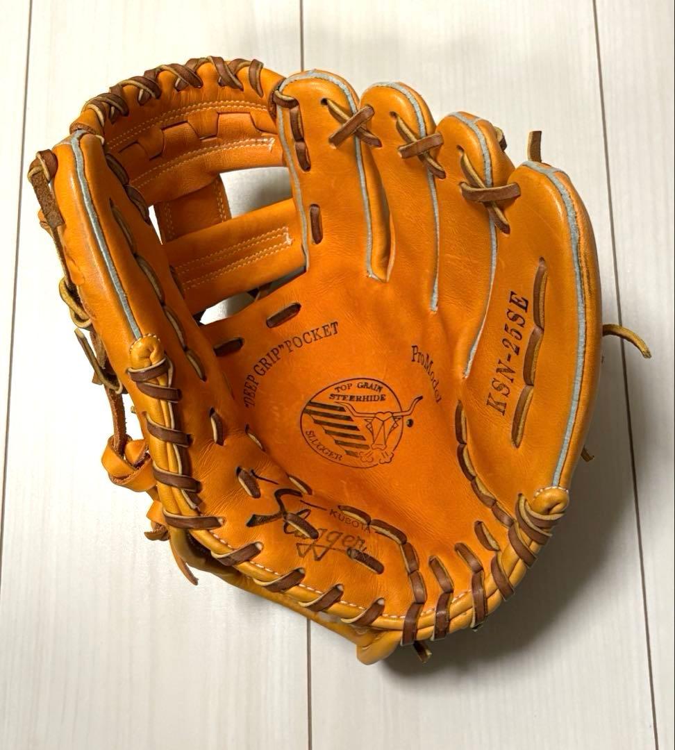 スラッガー 軟式　内野手用グローブ松井稼頭央メジャー使用モデル　KSN-25SE