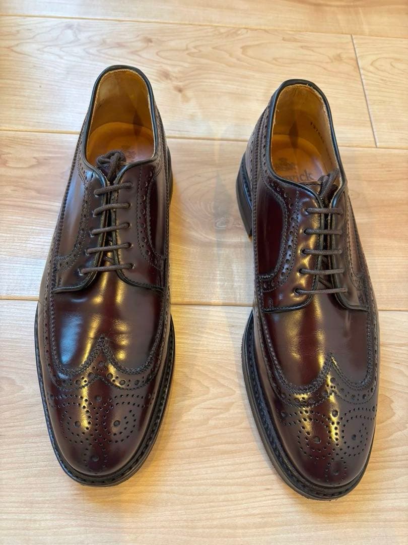 Berwick 1707 ウィングチップ　バーガンディ　26 CM