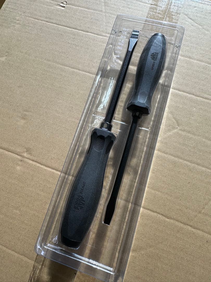 ZERO slip BLACKedition マイナス貫通ドライバー 2本セット