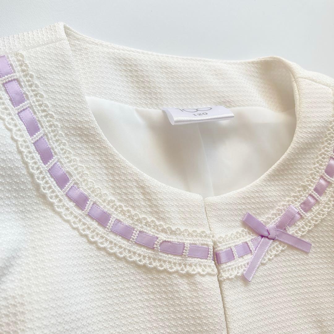 Disney 120size セレモニー 入学 卒園 ラベンダー フォーマル