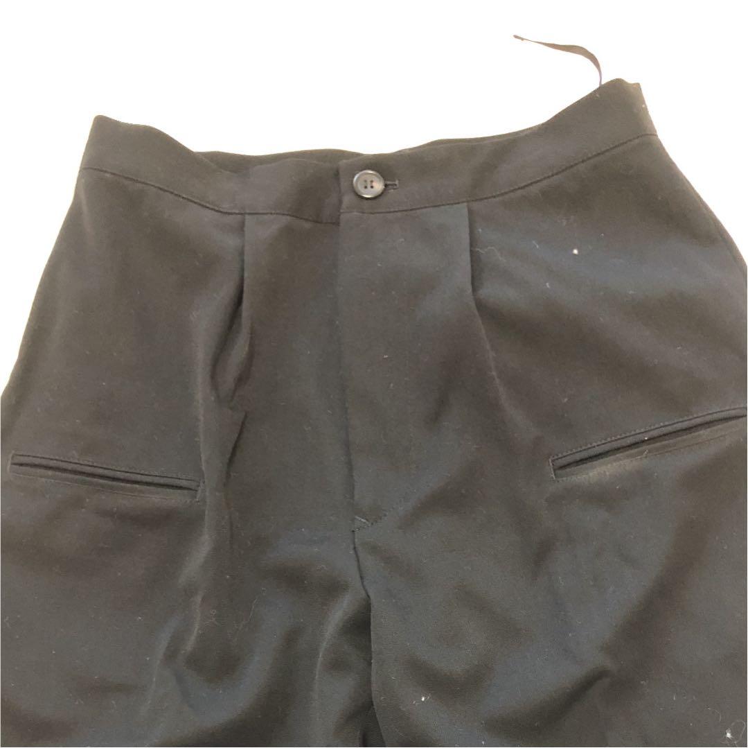 ヨウジヤマモト パンツ 黒 秋冬