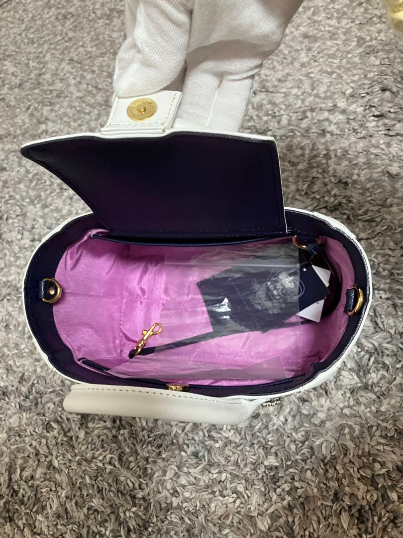 ADMJ スワロフスキー マイクロミニトートバッグ