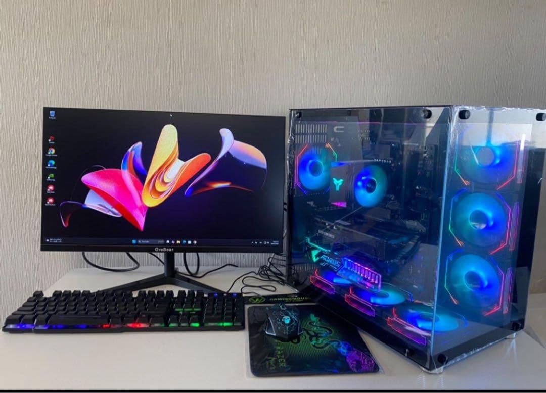 新品ケースハイスペック動画編集高性能ゲーミングPC i7 9700 ゲーミング