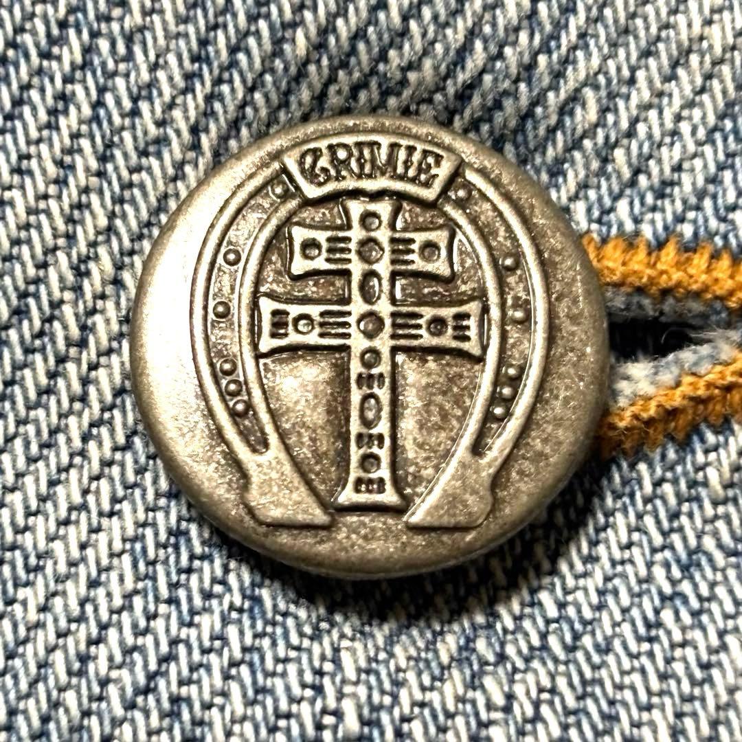 希少 THE CRIMIE クライミー ダメージ加工 デニム ジャケット L