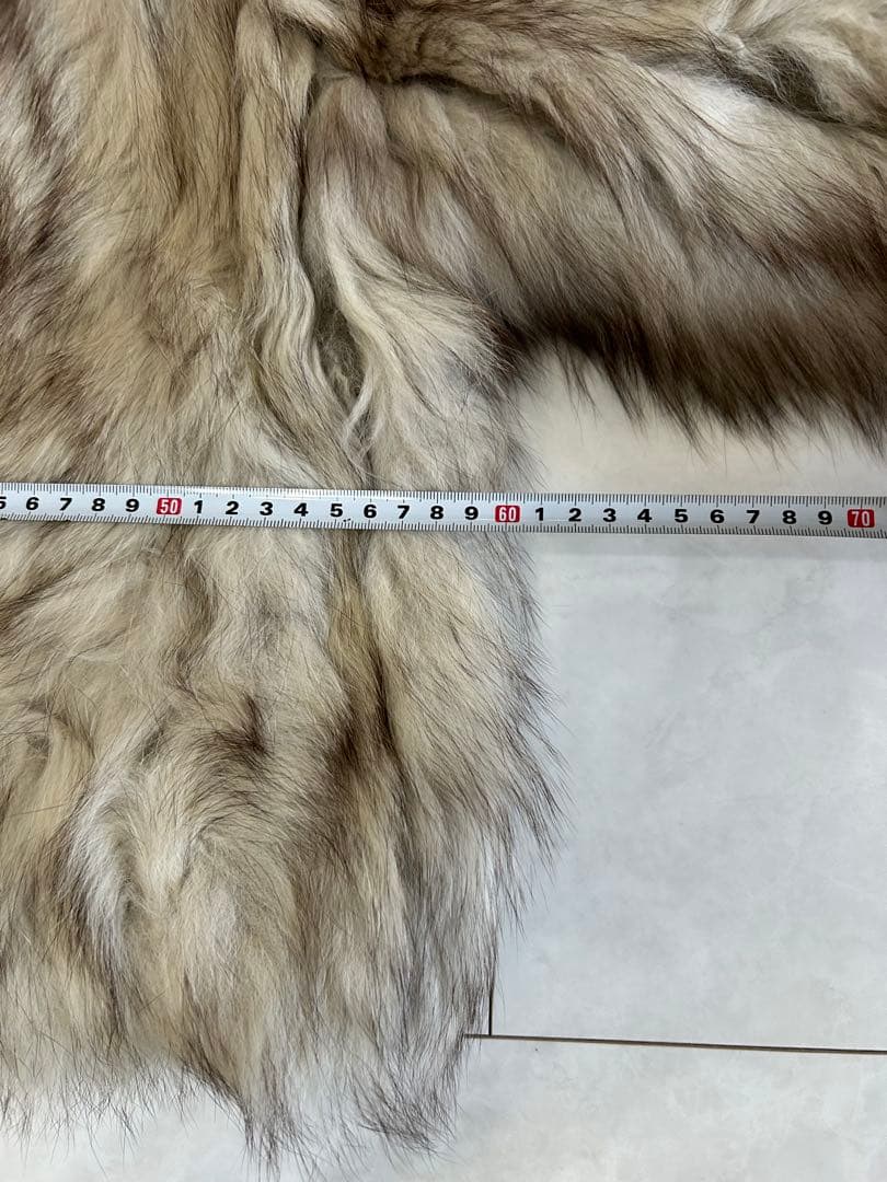 SAGAミンク　毛皮ショート丈コート　リアルファーミンク　フリーサイズ（M〜L）