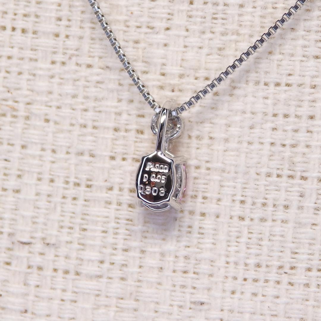 ピンクサファイア ペンダントTOP A6064 0.303ct プラチナPt