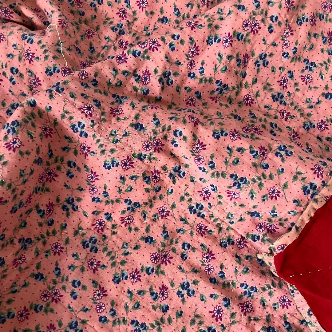 アンティーク アメリカ ビンテージ 1940〜50年代 パッチワーク大判キルト