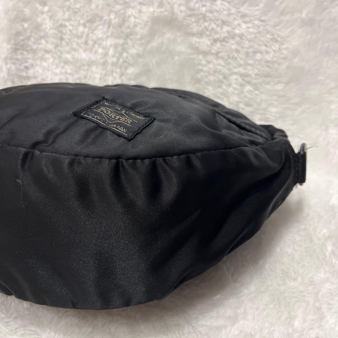 PORTER タンカー ショルダーバッグ ハーフムーン ブラック