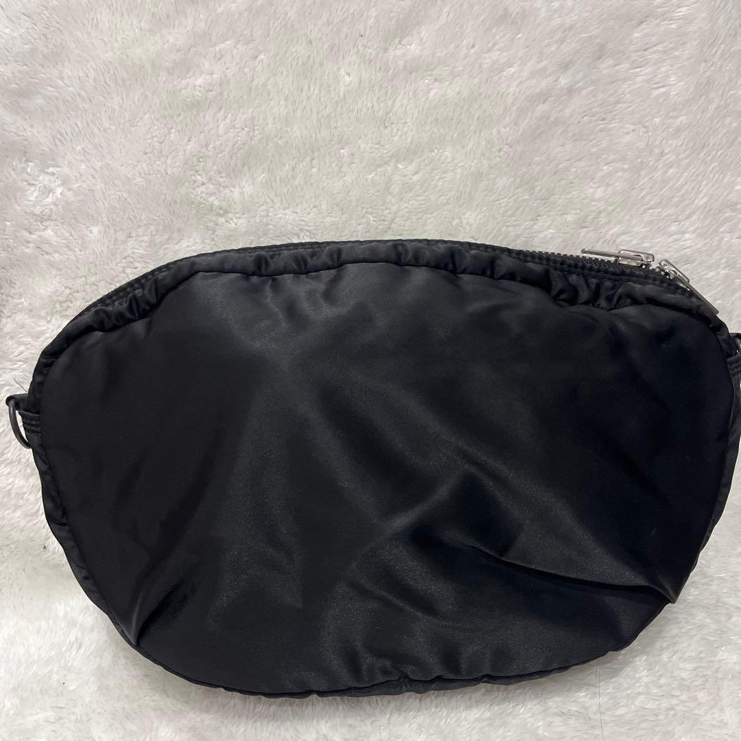 PORTER タンカー ショルダーバッグ ハーフムーン ブラック