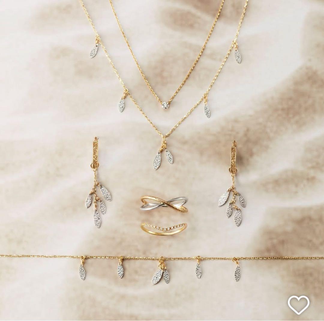 [さくら]agete アガット リーフチャーム