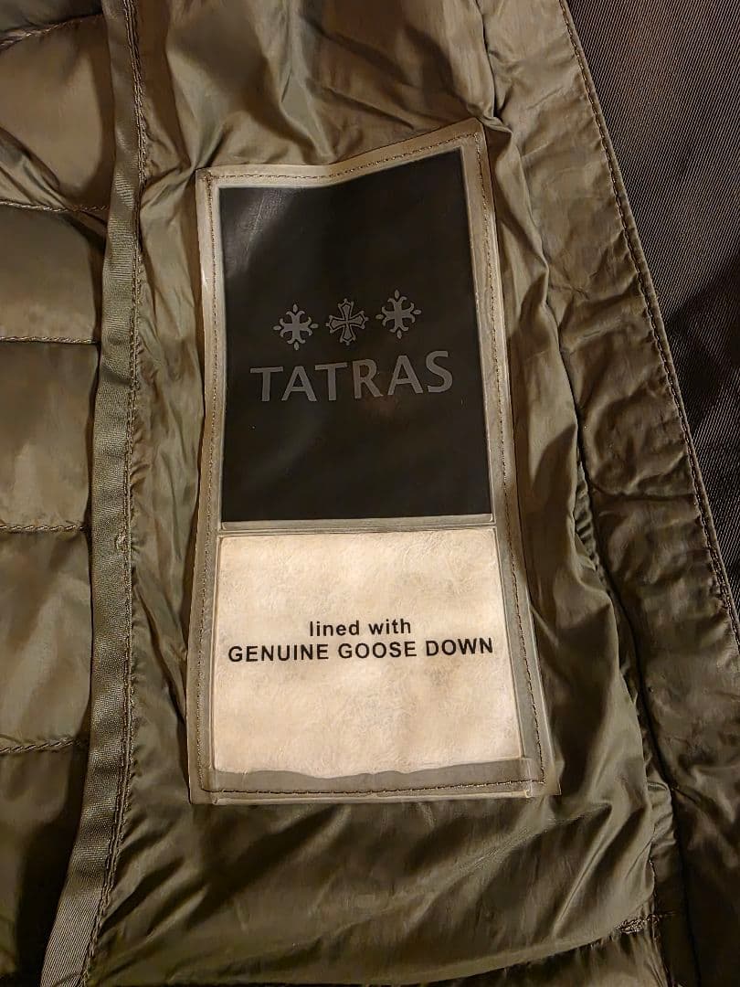 TATRAS オリーブグリーン ダウンジャケット