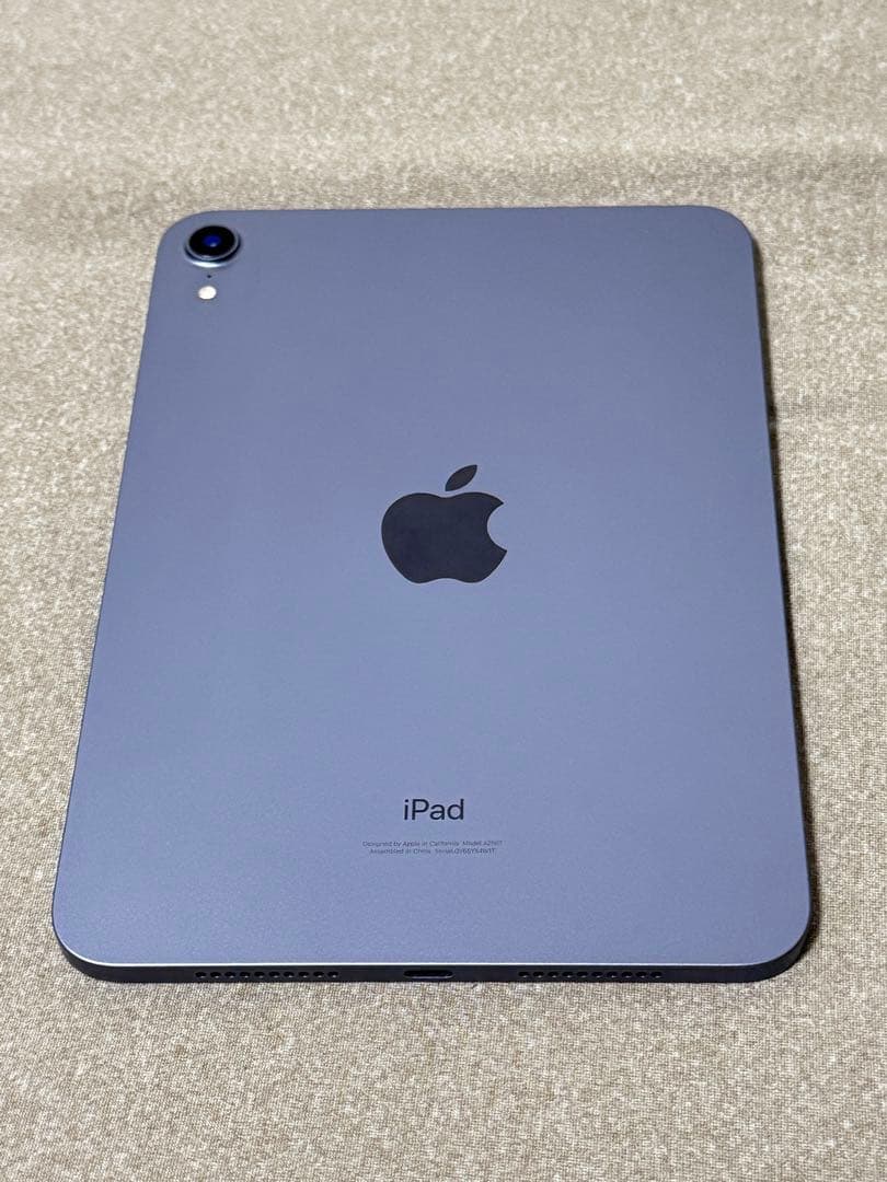 Apple iPad mini 6 Wi-Fiモデル パープル 65GB