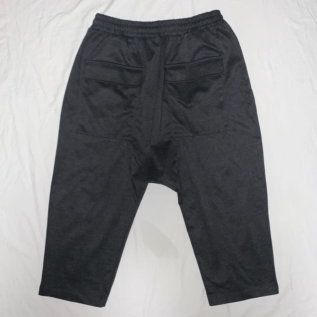 CTHY シティ ウールライク センターシーム ワイド アンクル サルエルパンツ