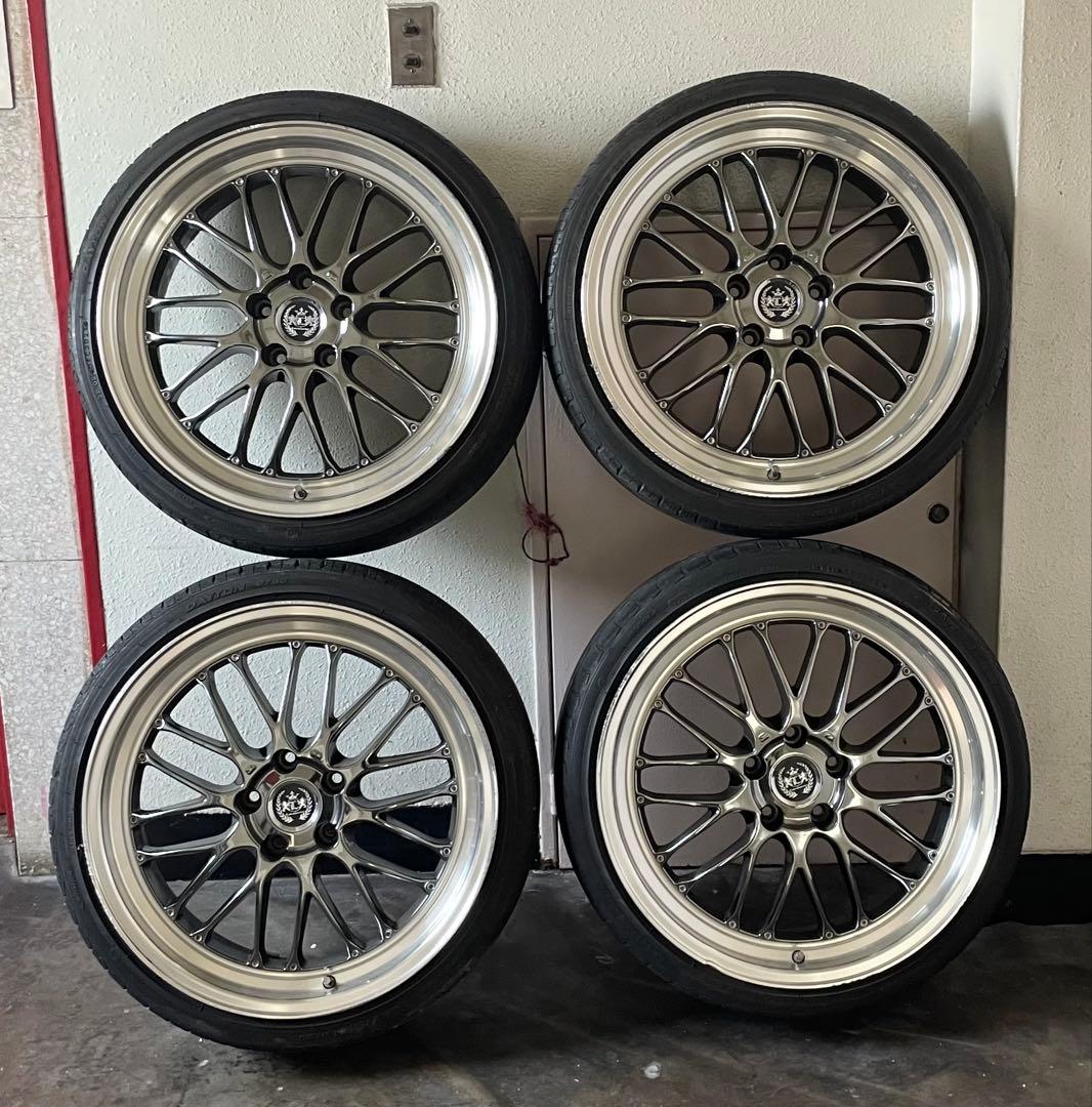 【送料込み】レアマイスター ブルネッロ 19インチ 8J+50 114.3 4本